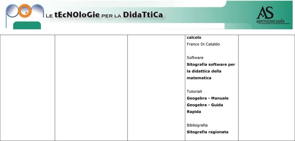 matematica Tutoriali Geogebra - Manuale