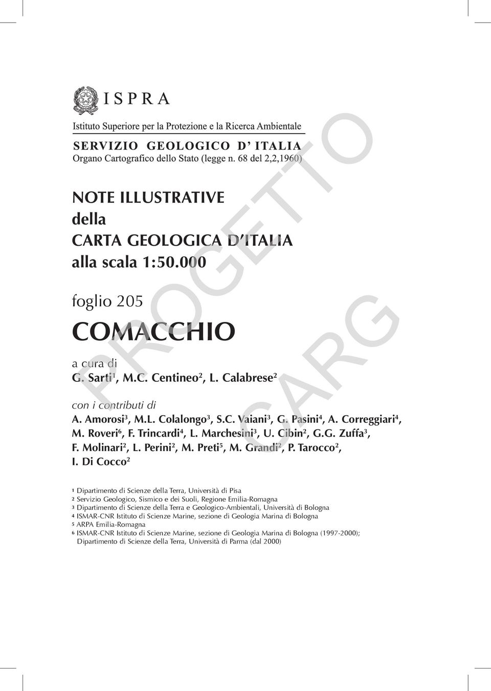 Di Cocco 2 1 Dipartimento di Scienze della Terra, Università di Pisa 2 Servizio Geologico, Sismico e dei Suoli, Regione Emilia-Romagna 3 Dipartimento di Scienze della Terra e Geologico-Ambientali,