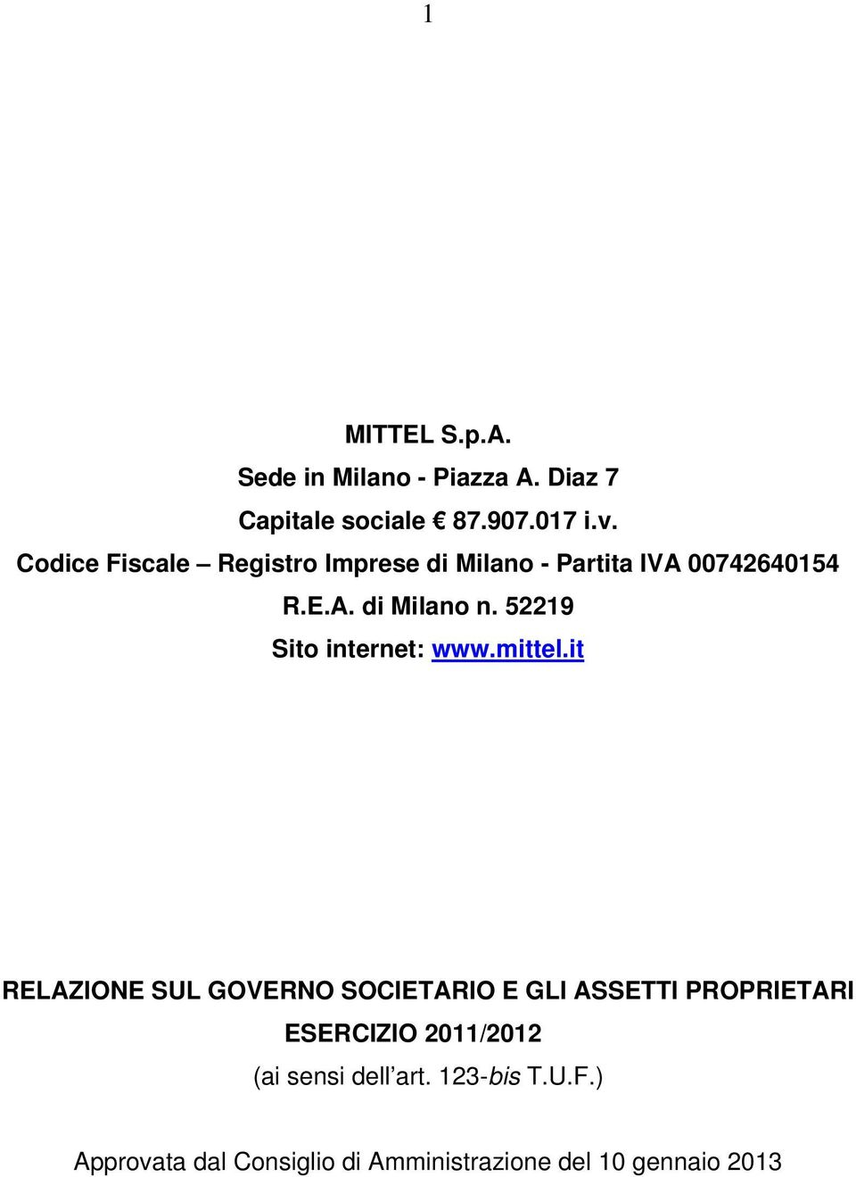 52219 Sito internet: www.mittel.