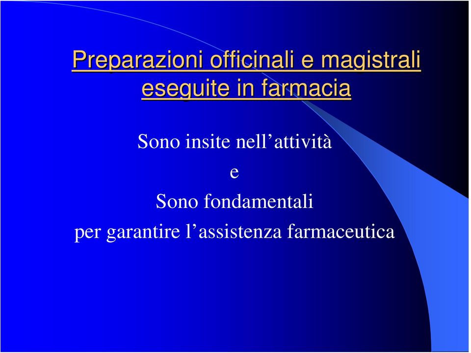 Sono insite nell attività e Sono