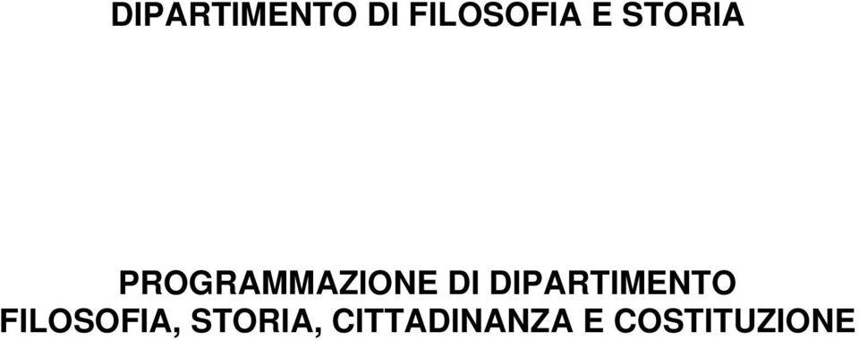 DIPARTIMENTO FILOSOFIA,