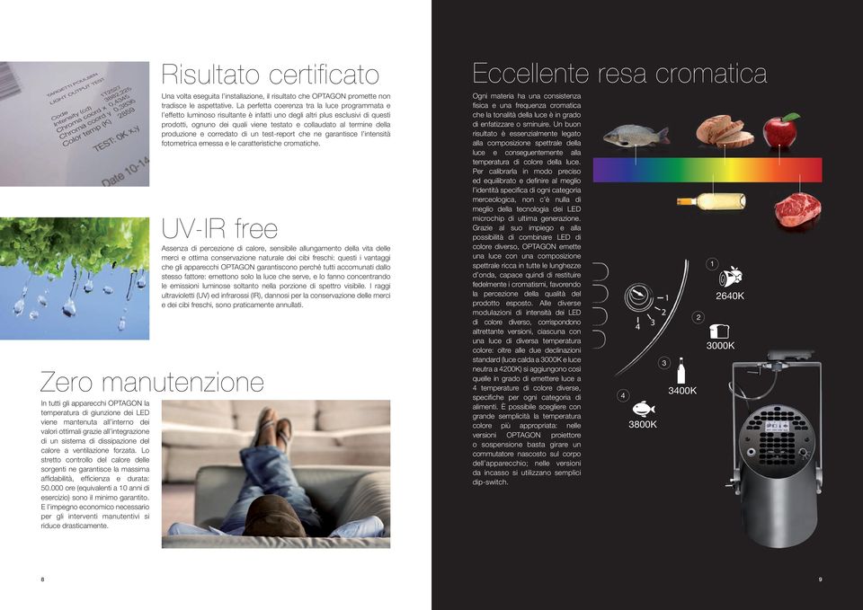 000 ore (equivalenti a 10 anni di esercizio) sono il minimo garantito. E l impegno economico necessario per gli interventi manutentivi si riduce drasticamente.