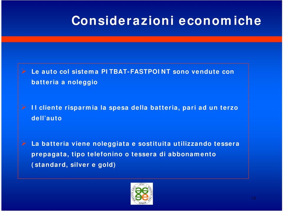 un terzo dell auto La batteria viene noleggiata e sostituita utilizzando