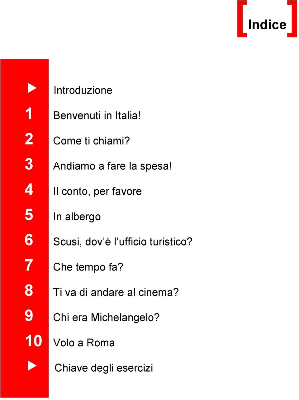 4 Il conto, per favore 5 In albergo 6 Scusi, dov è l ufficio