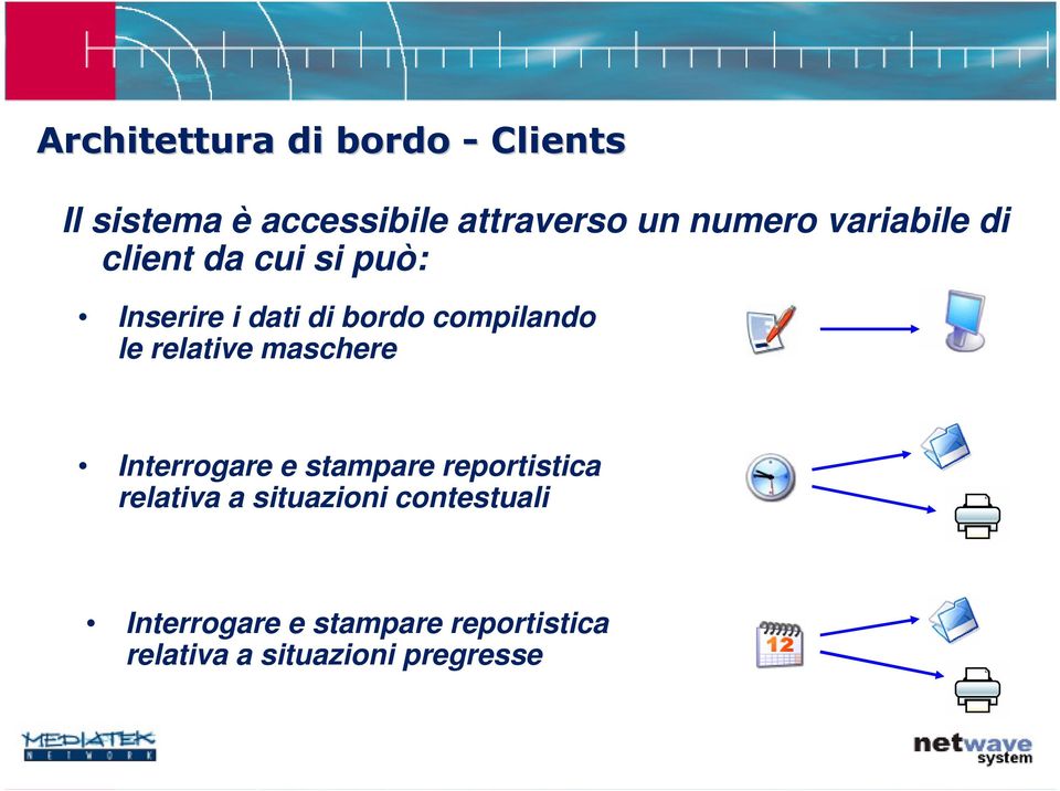 compilando le relative maschere Interrogare e stampare reportistica relativa