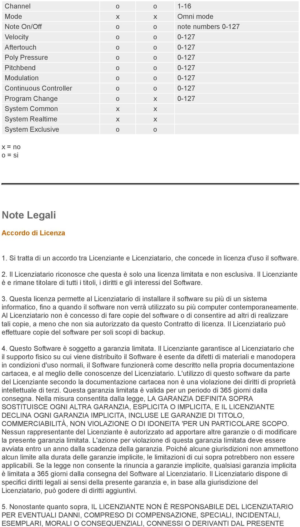 Si tratta di un accordo tra Licenziante e Licenziatario, che concede in licenza d'uso il software. 2. Il Licenziatario riconosce che questa è solo una licenza limitata e non esclusiva.