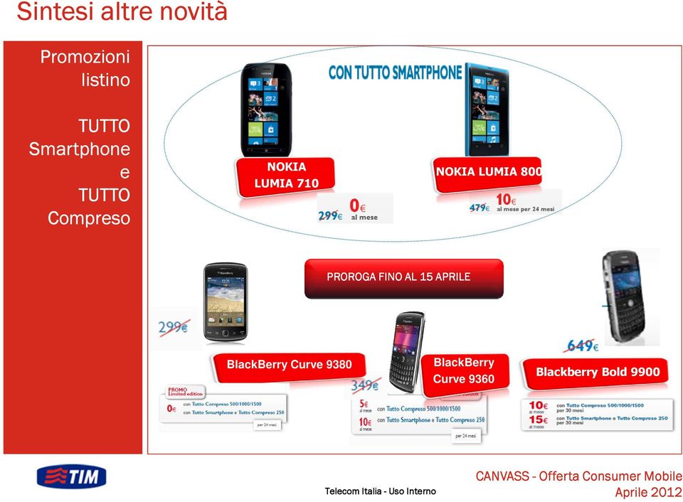 LUMIA 800 PROROGA FINO AL 15 APRILE BlackBerry