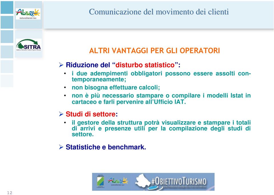 stampare o compilare i modelli Istat in cartaceo e farli pervenire all Ufficio IAT.