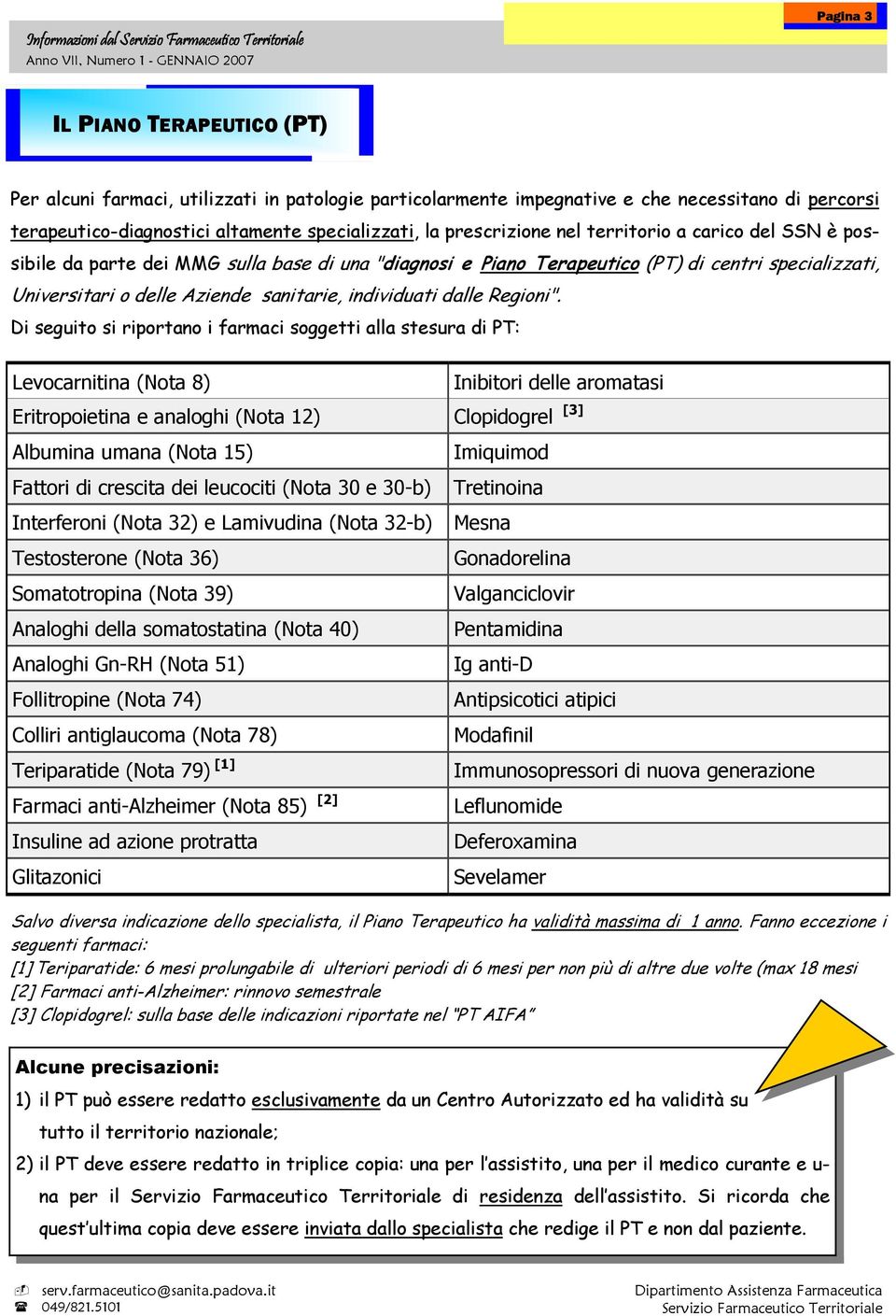 sanitarie, individuati dalle Regioni".