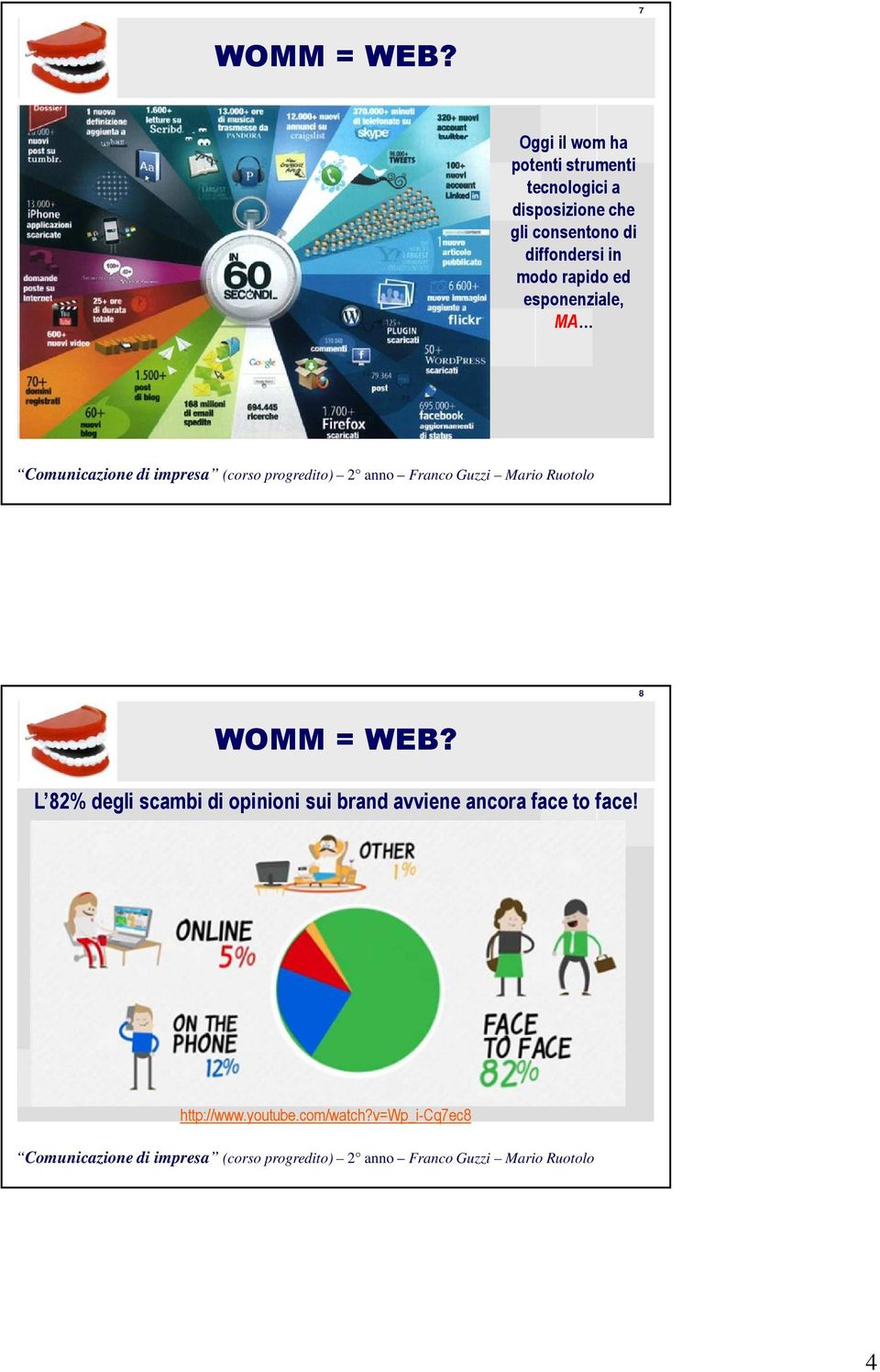 consentono di diffondersi in modo rapido ed esponenziale, MA 8 WOMM