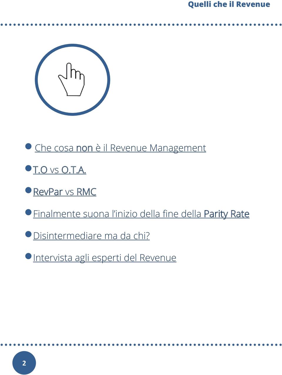 della fine della Parity Rate Disintermediare