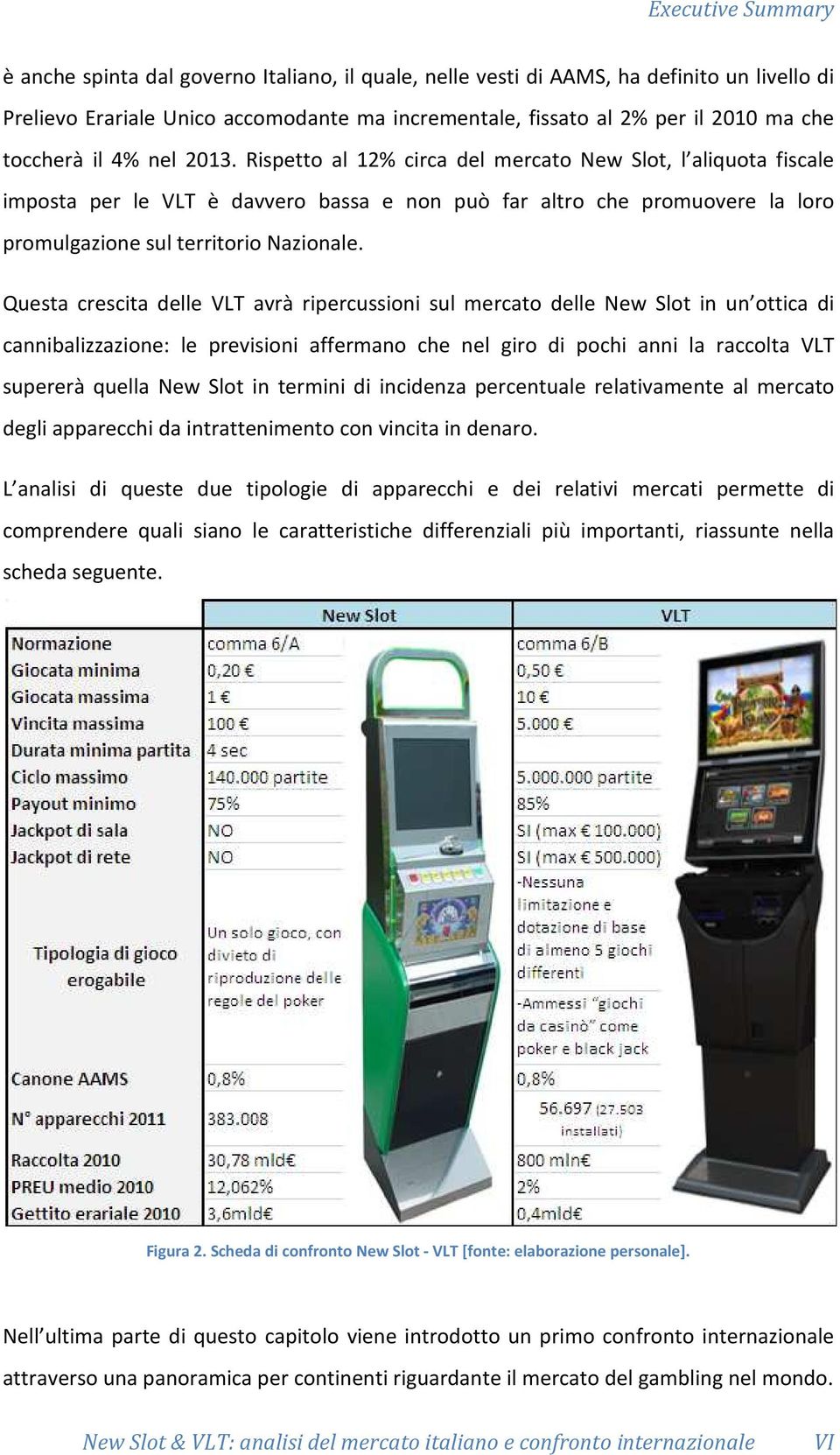 Rispetto al 12% circa del mercato New Slot, l aliquota fiscale imposta per le VLT è davvero bassa e non può far altro che promuovere la loro promulgazione sul territorio Nazionale.