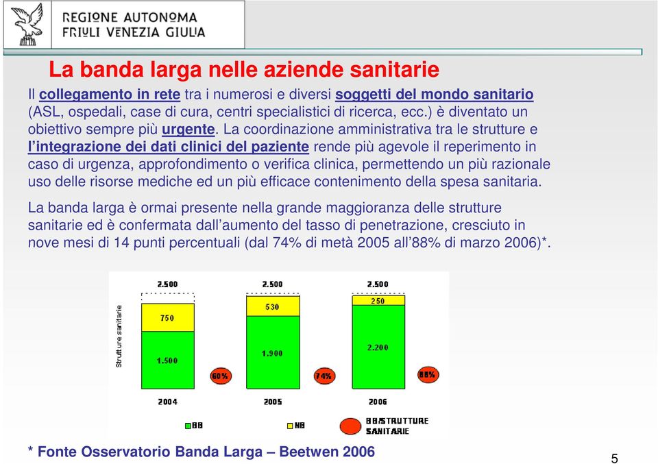 La coordinazione amministrativa tra le strutture e l integrazione dei dati clinici del paziente rende più agevole il reperimento in caso di urgenza, approfondimento o verifica clinica, permettendo un