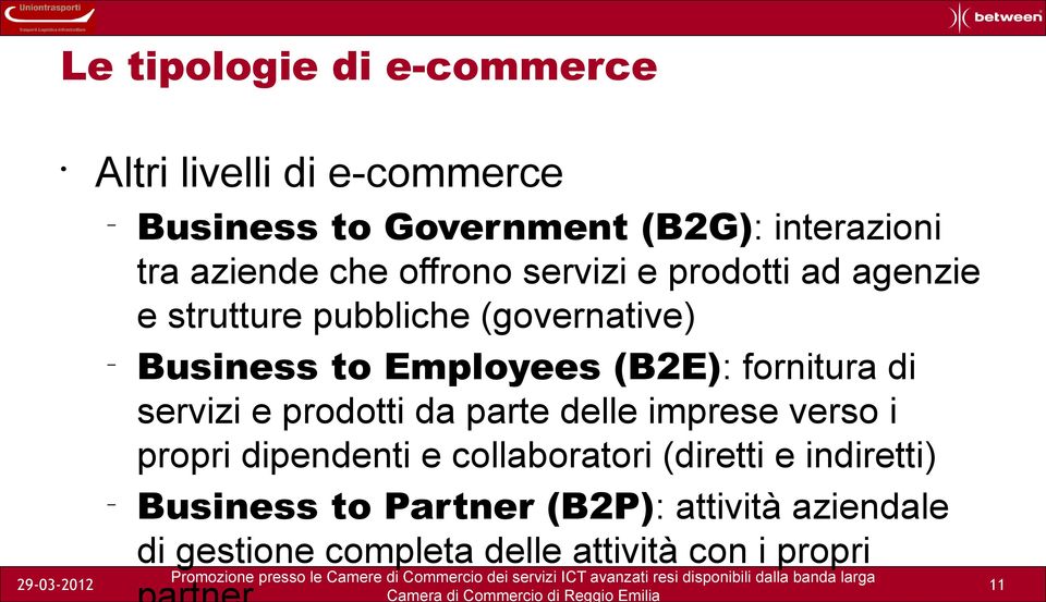 (B2E): fornitura di servizi e prodotti da parte delle imprese verso i propri dipendenti e collaboratori