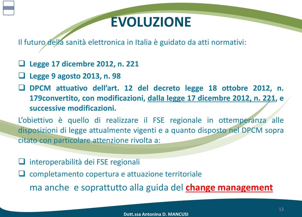 221, e successive modificazioni.