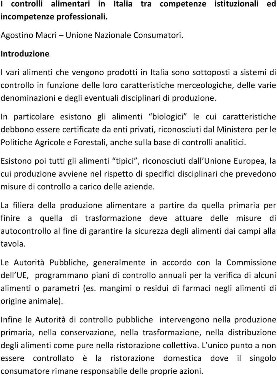 disciplinari di produzione.