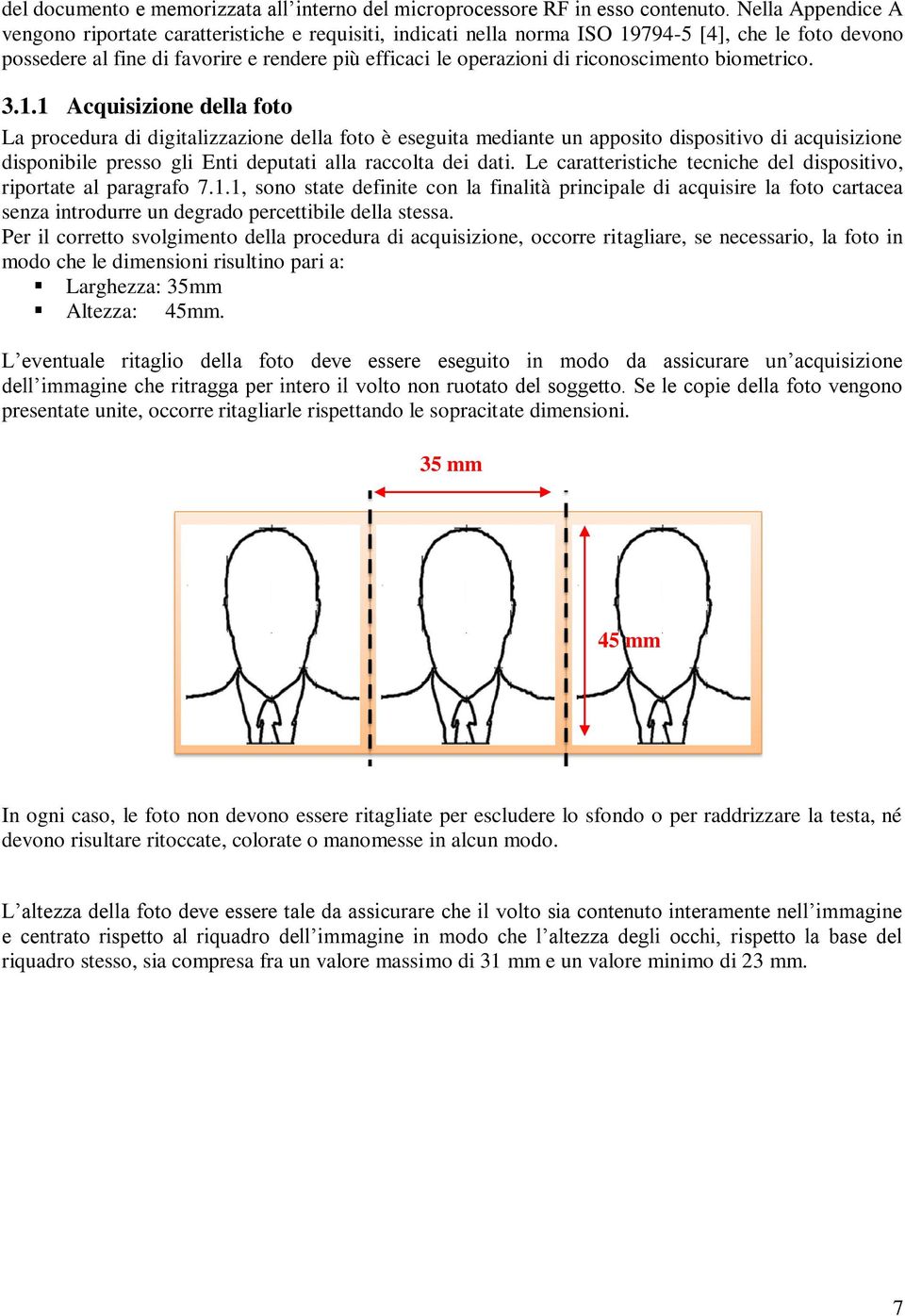 riconoscimento biometrico. 3.1.