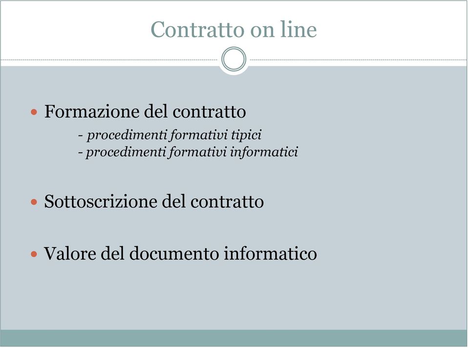 procedimenti formativi informatici