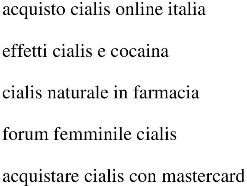 naturale in farmacia forum