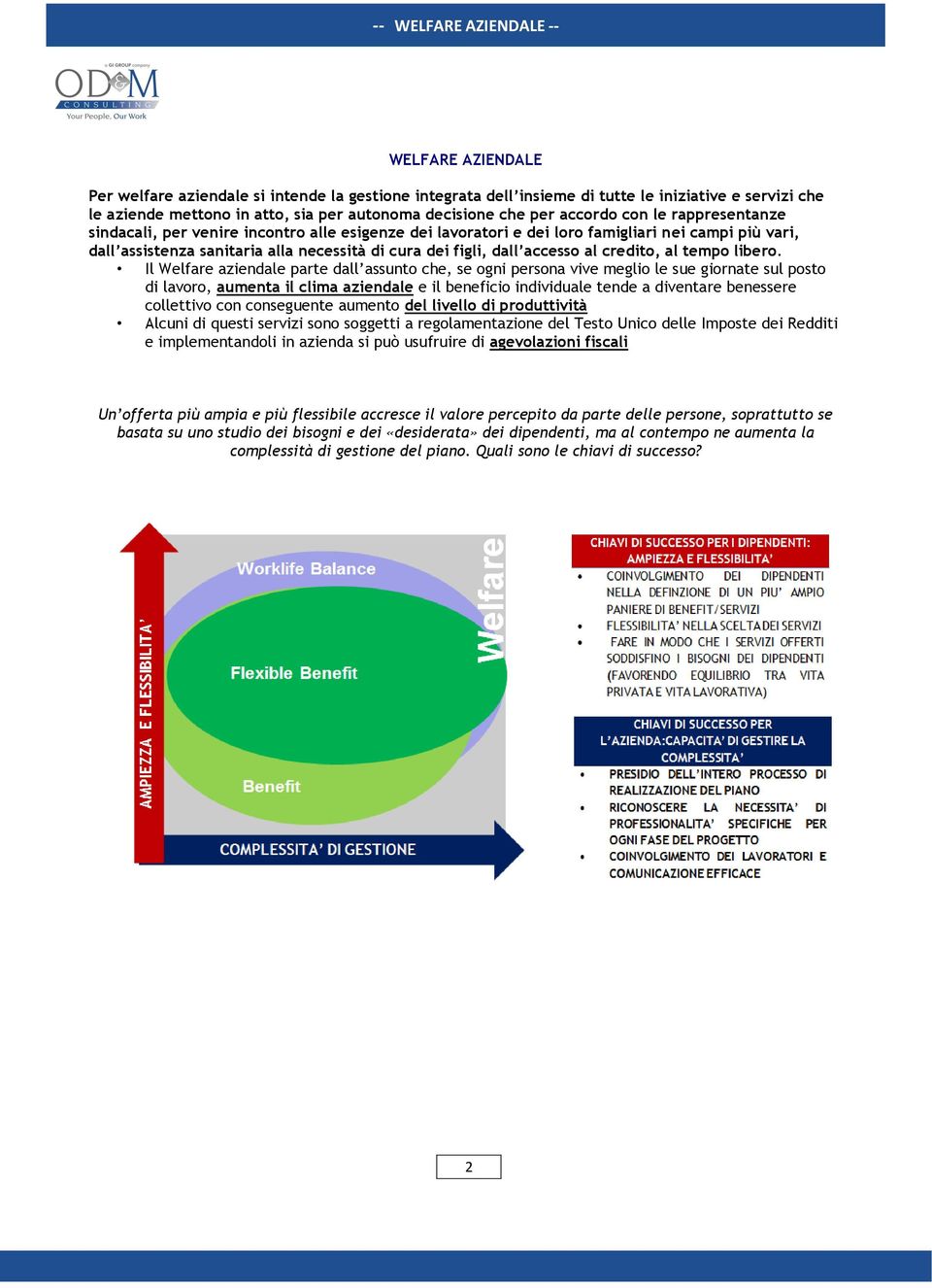 credito, al tempo libero.