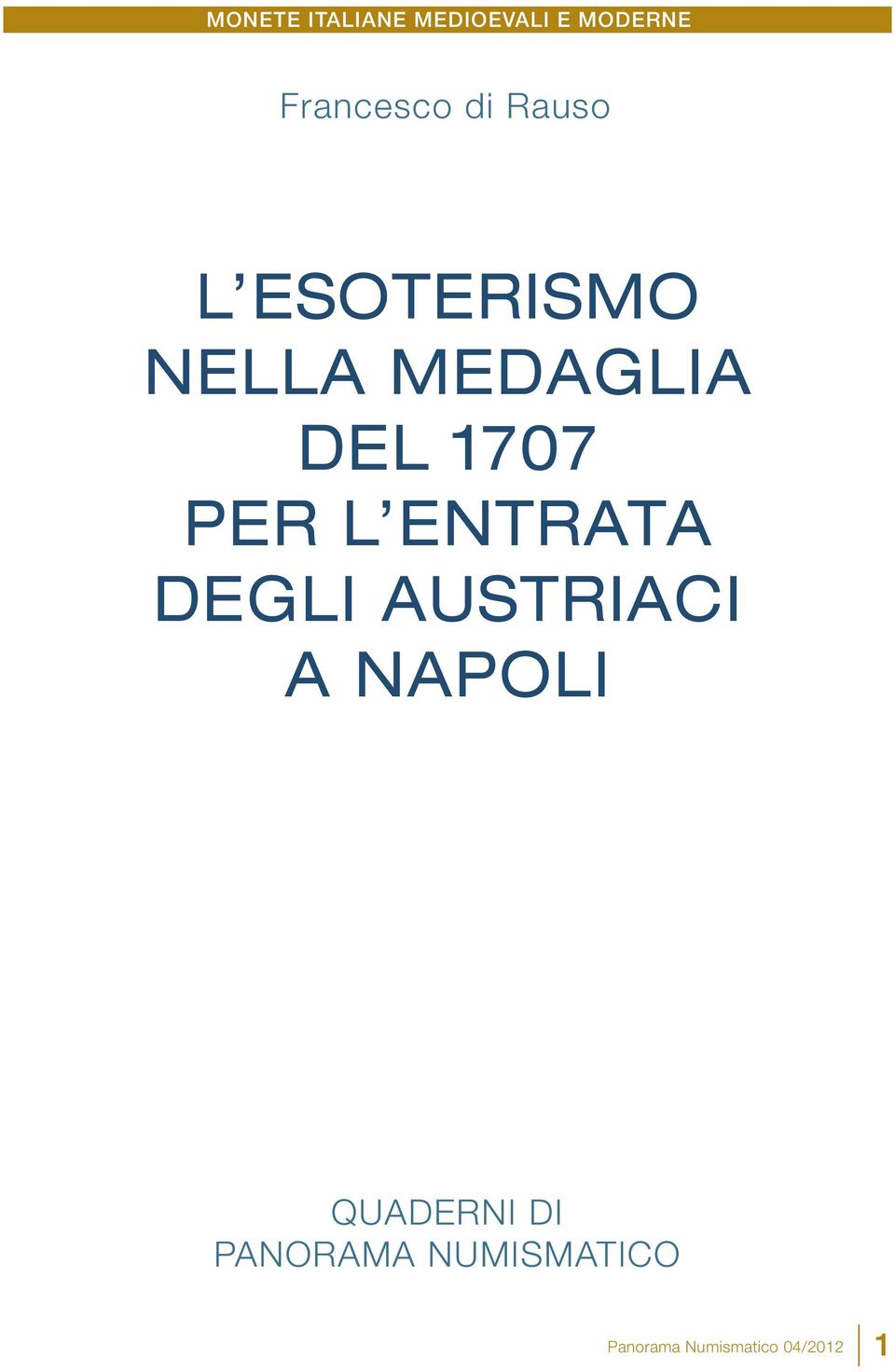 AUSTRIACI A NAPOLI QUADERNI DI