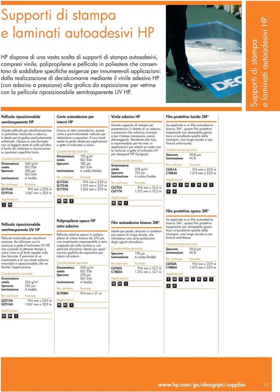 riposizionabile semitrasparente UV H.