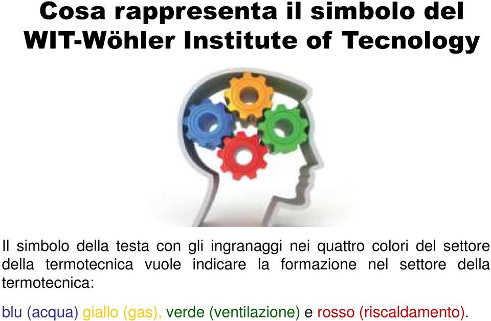 della termotecnica vuole indicare la formazione nel settore della