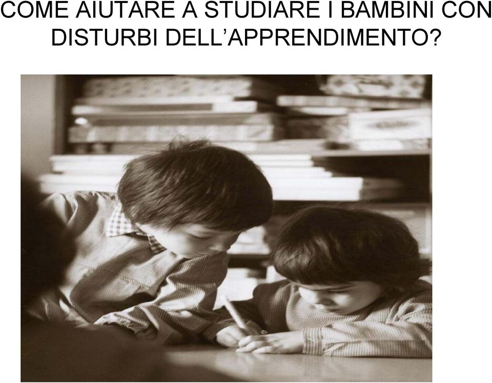 BAMBINI CON