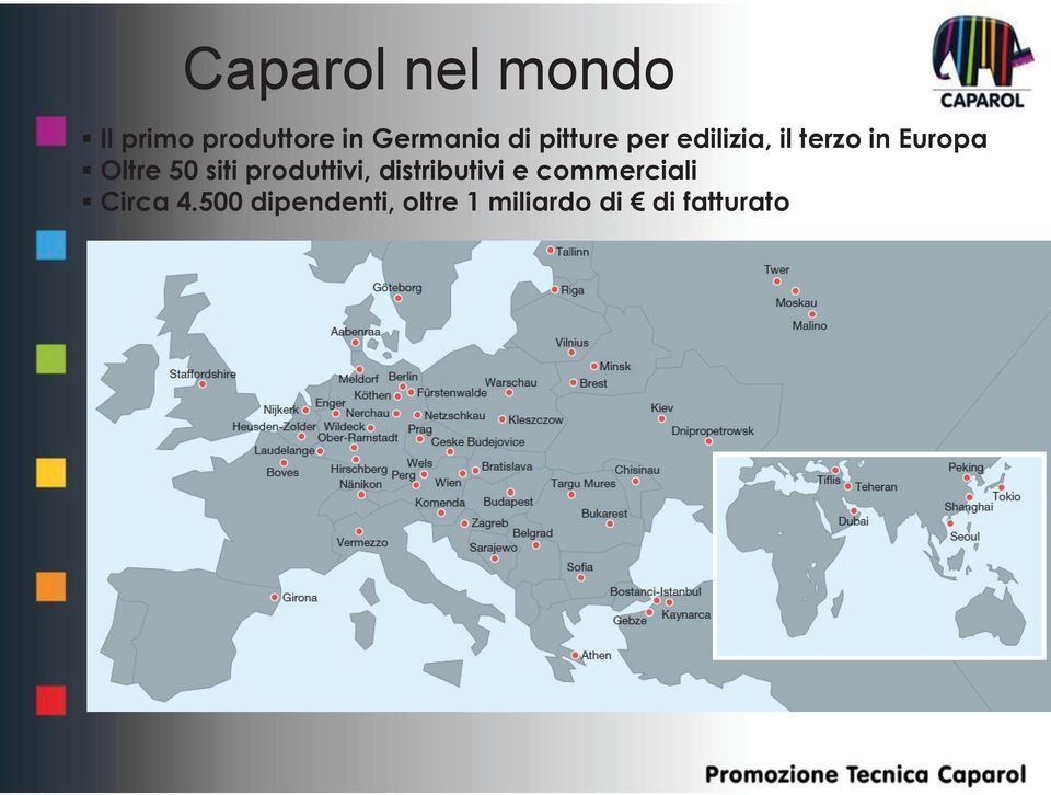 50 siti produttivi, distributivi e commerciali