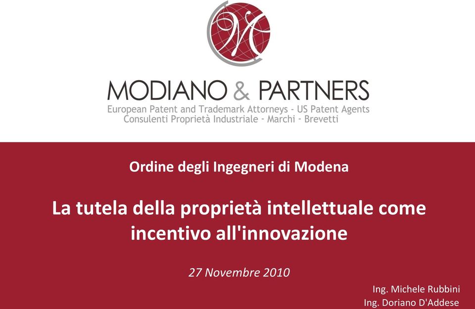 come incentivo all'innovazione 27