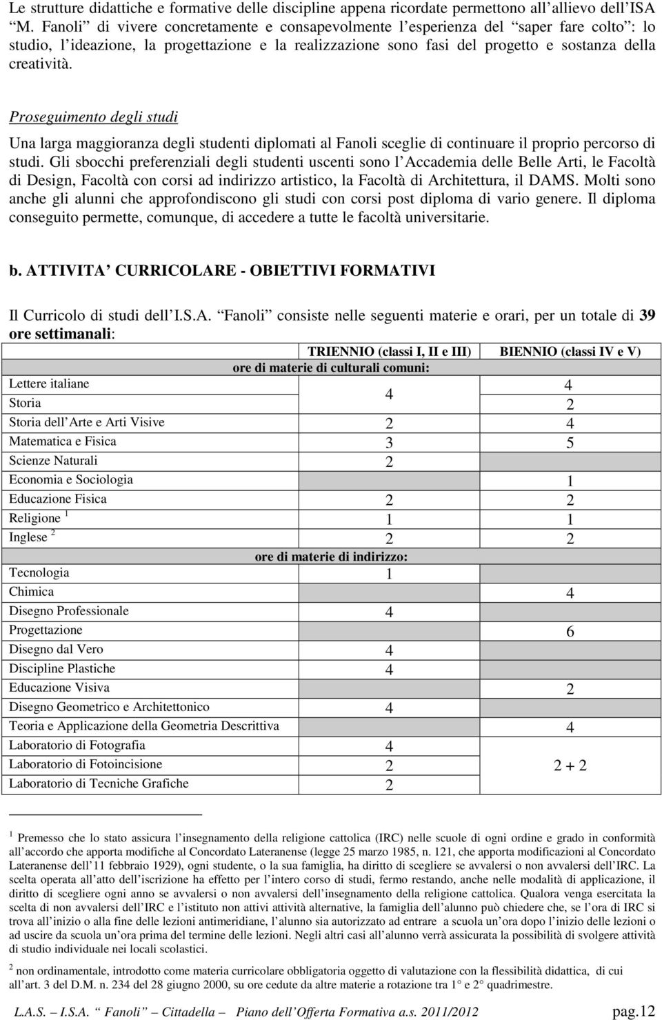 Proseguimento degli studi Una larga maggioranza degli studenti diplomati al Fanoli sceglie di continuare il proprio percorso di studi.