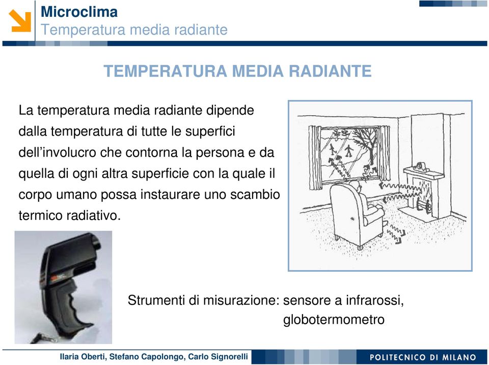 persona e da quella di ogni altra superficie con la quale il corpo umano possa instaurare