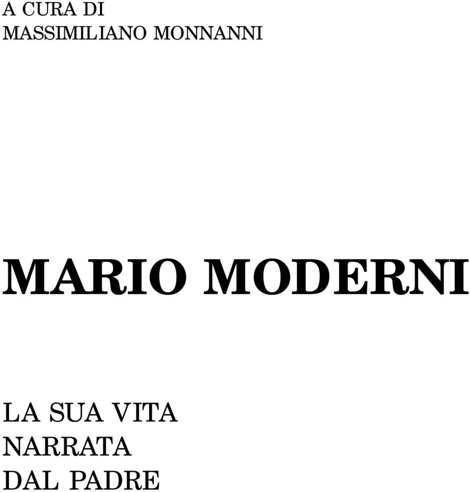 MONNANNI MARIO