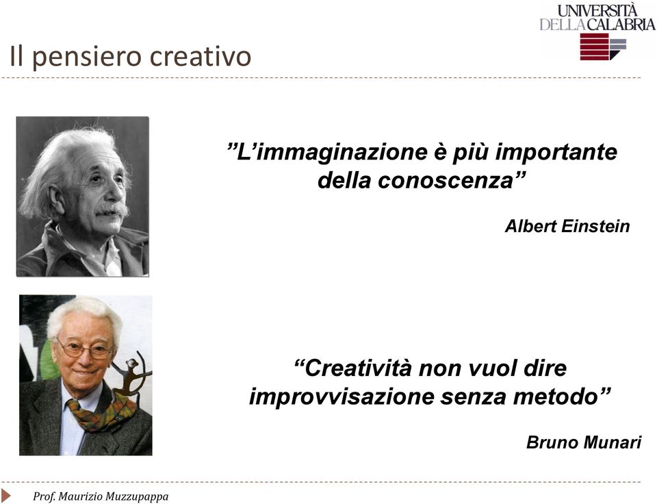 Einstein Creatività non vuol dire