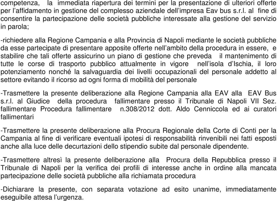 presentazione di ult