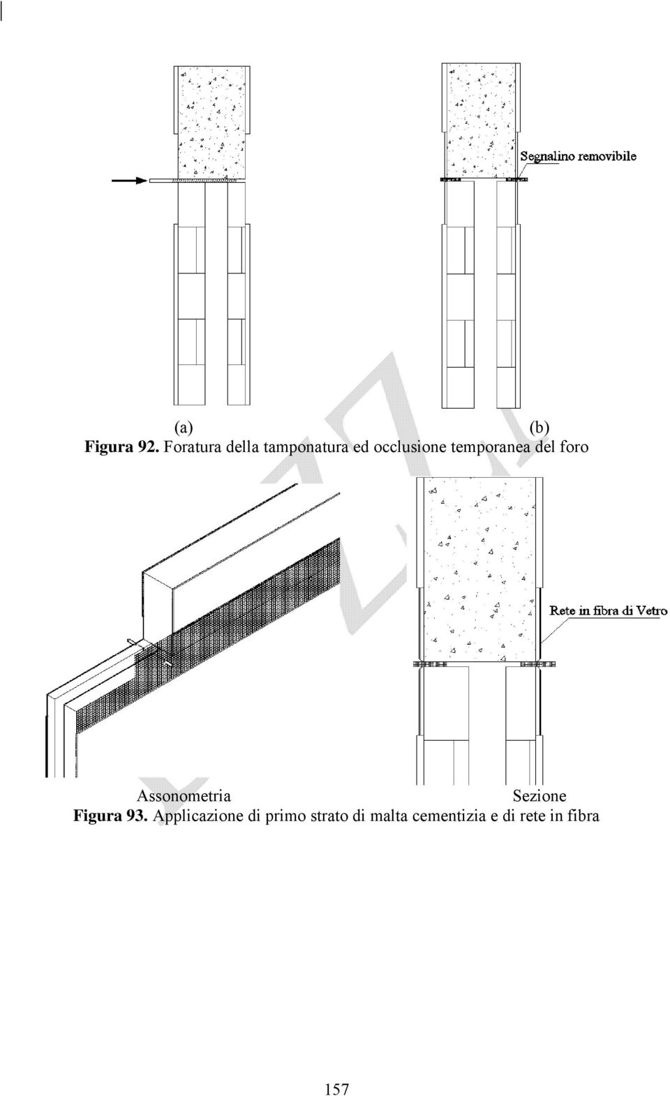 temporanea del foro Assonometria Sezione