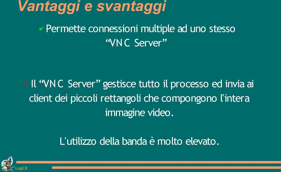 processo ed invia ai client dei piccoli rettangoli che