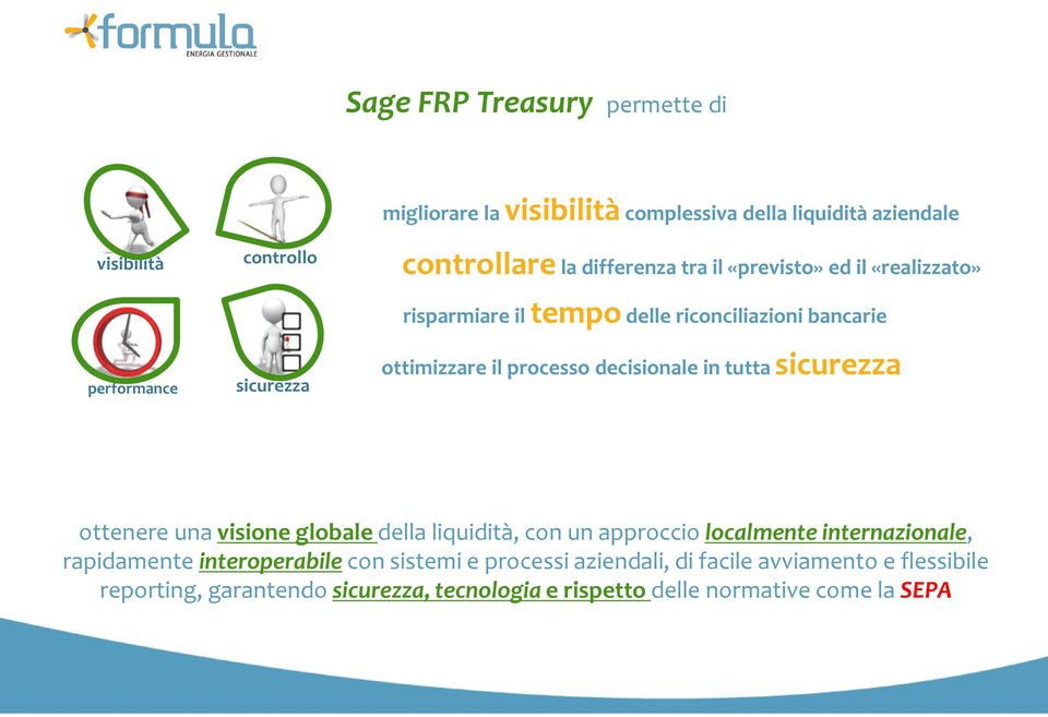 decisionale in tutta sicurezza ottenere una visione globale della liquidità, con un approccio localmente internazionale, rapidamente