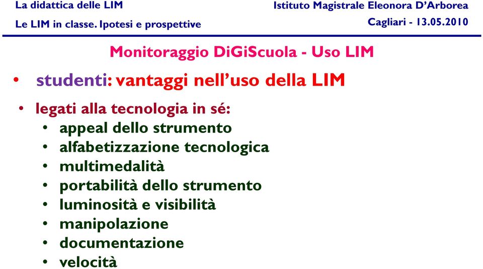 alfabetizzazione tecnologica multimedalità portabilità dello