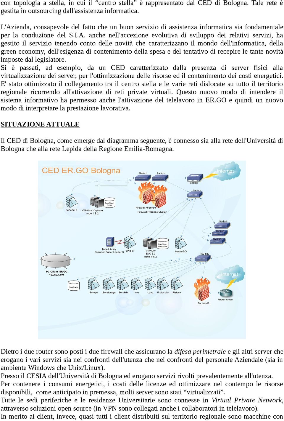 gestito il servizio tenendo conto delle novità che caratterizzano il mondo dell'informatica, della green economy, dell'esigenza di contenimento della spesa e del tentativo di recepire le tante novità