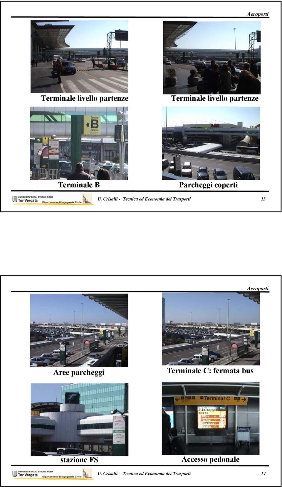 Crisalli - Tecnica ed Economia dei Trasporti 13 Aree parcheggi