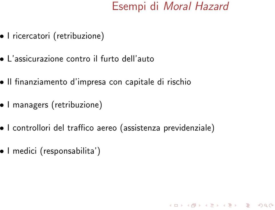 d'impresa con capitale di rischio I managers (retribuzione) I