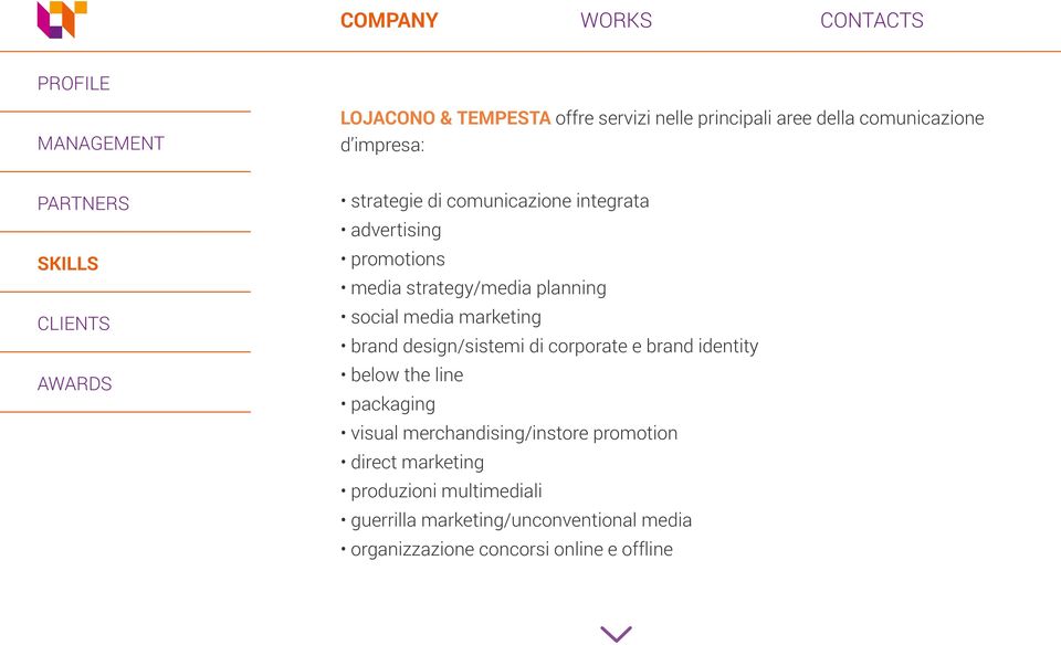 marketing brand design/sistemi di corporate e brand identity below the line packaging visual merchandising/instore