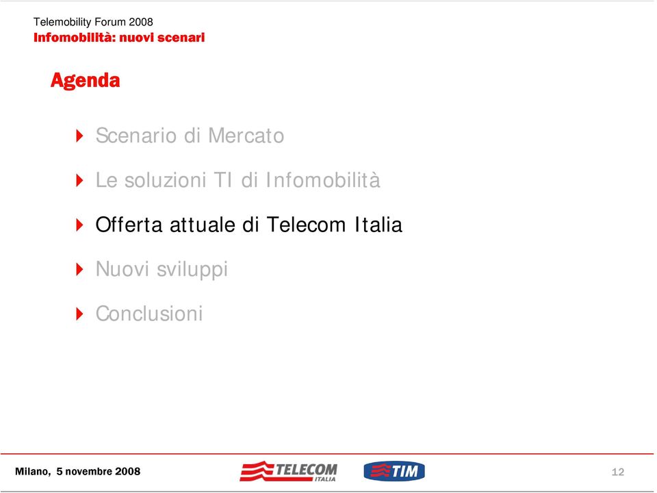 Offerta attuale di Telecom