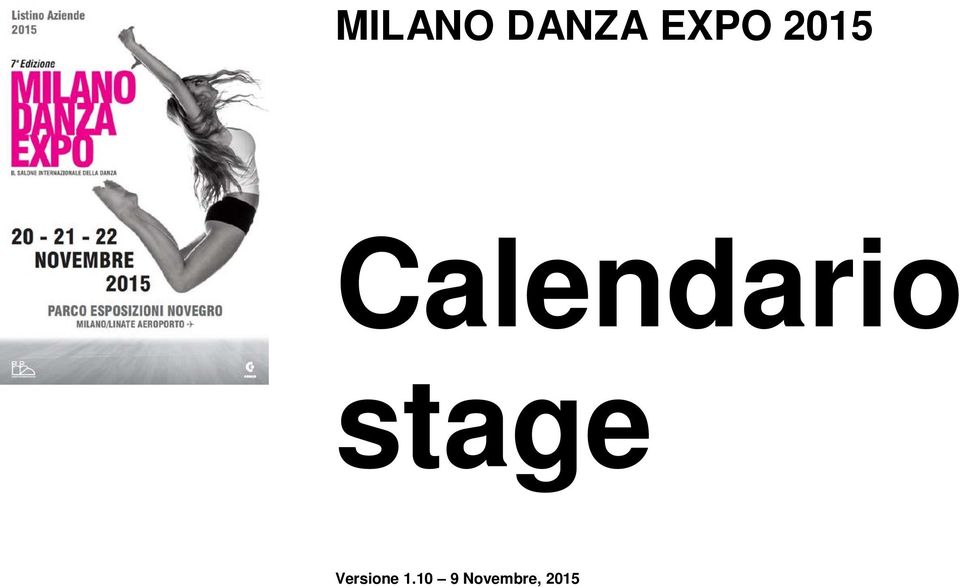 Calendario stage