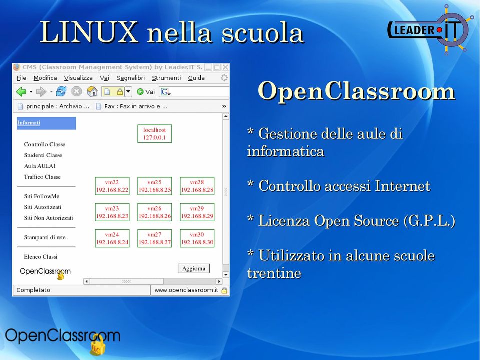 Controllo accessi Internet * Licenza Open