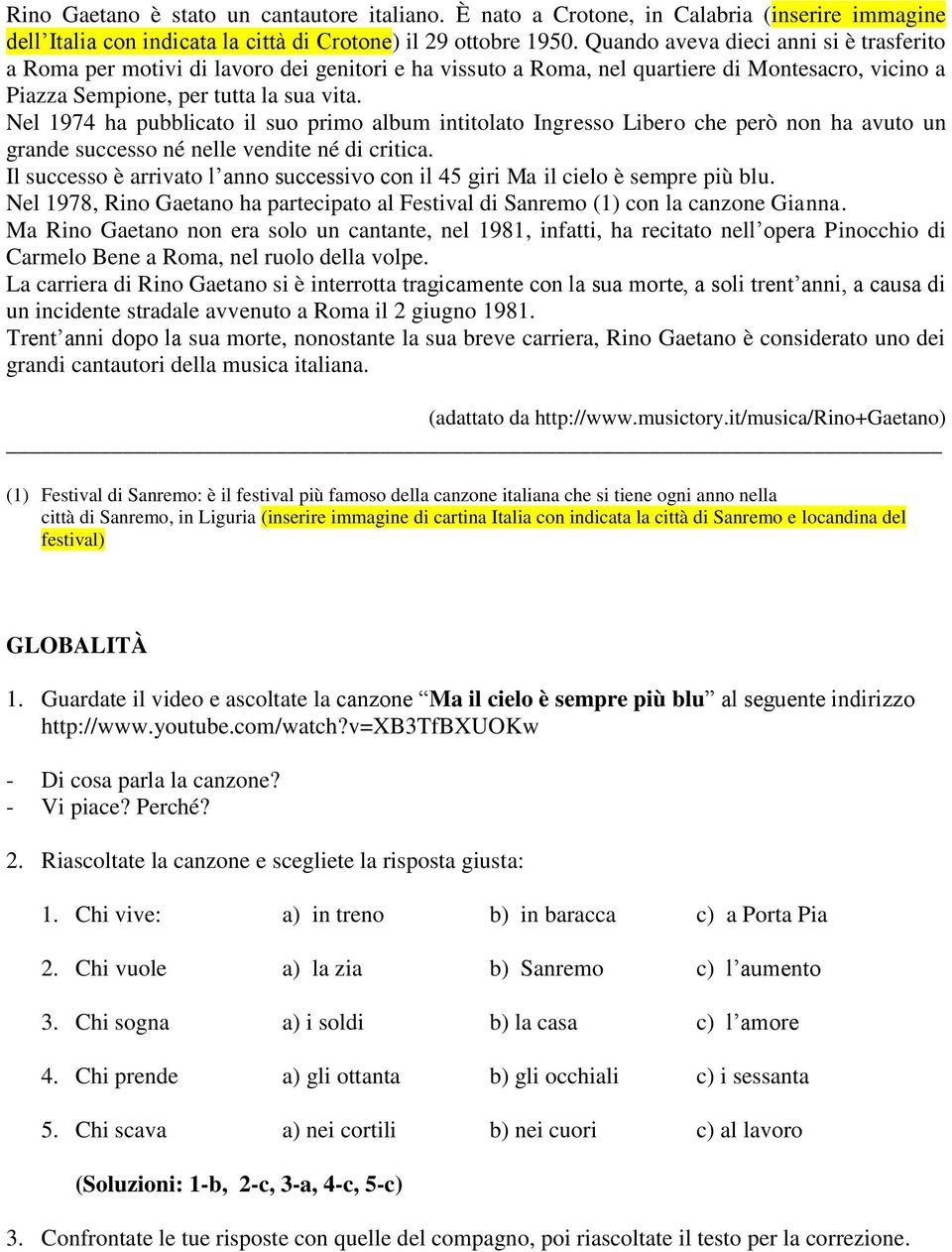 Nel 1974 ha pubblicato il suo primo album intitolato Ingresso Libero che però non ha avuto un grande successo né nelle vendite né di critica.