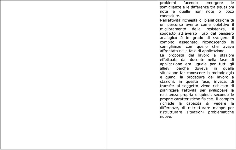 assegnato riconoscendo le somiglianze con quello che aveva affrontato nella fase di applicazione.