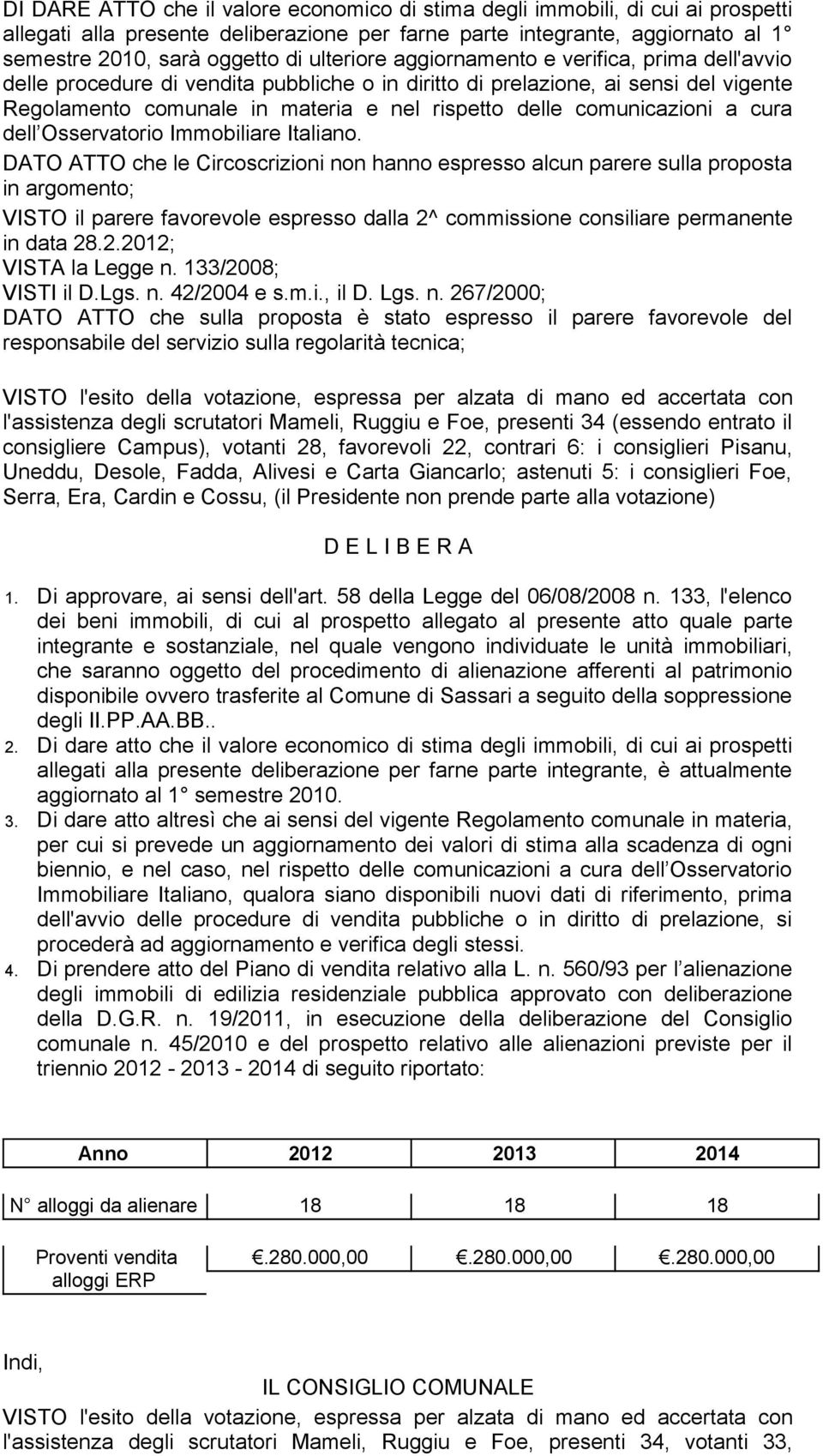 comunicazioni a cura dell Osservatorio Immobiliare Italiano.