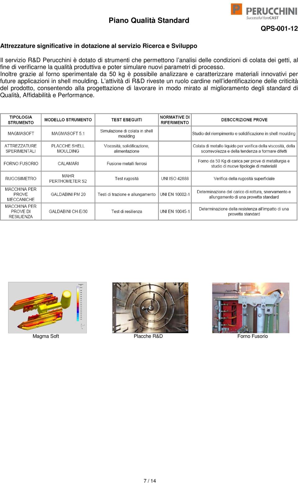 Inoltre grazie al forno sperimentale da 50 kg è possibile analizzare e caratterizzare materiali innovativi per future applicazioni in shell moulding.